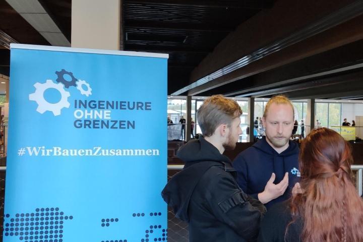 Vertreter der Regionalgruppe Ilmenau bei der Erstiwoche 2024