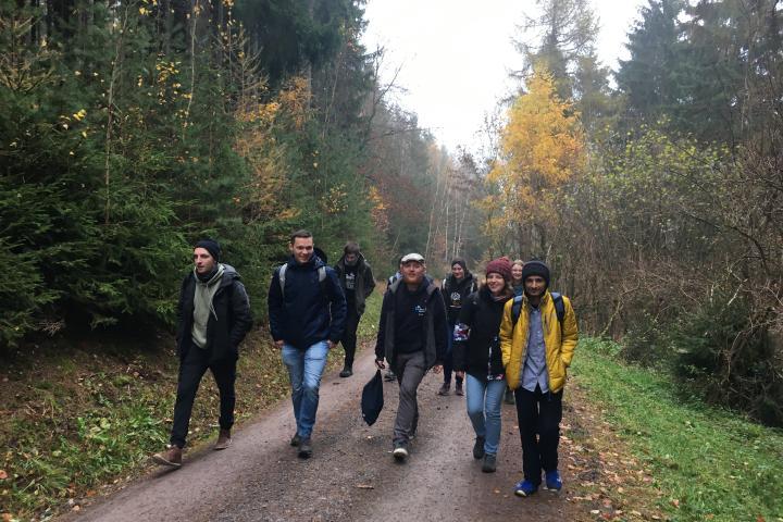 Teamwochenende Ilmenau Winter 2021 - Wanderung auf den Lindenberg
