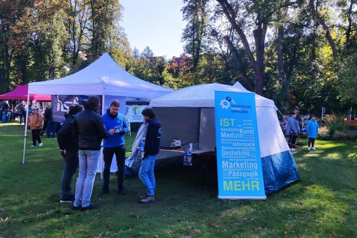 Stand der Regionalgruppe Ilmenau im Rahmen des Bürgerfests 2025